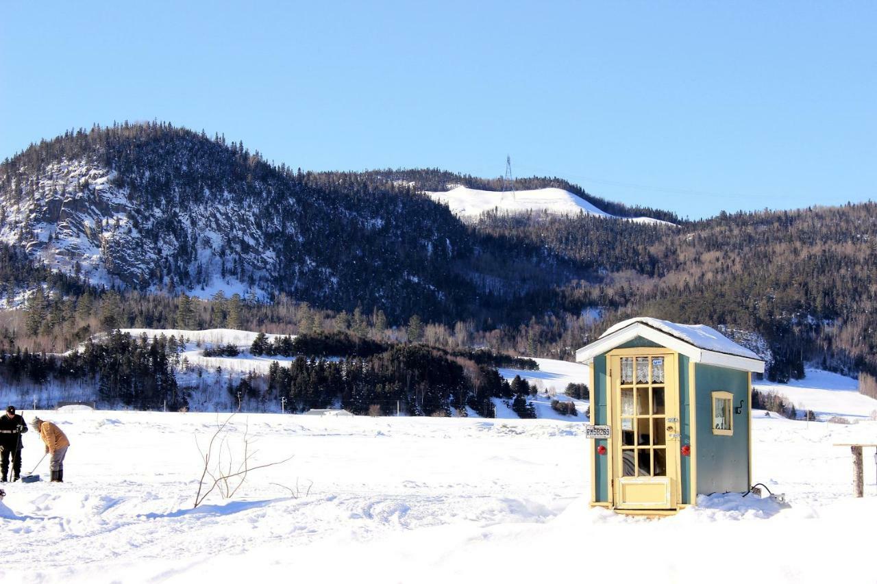 Panoramique Du Fjord Apartman LʼAnse-Saint-Jean Kültér fotó