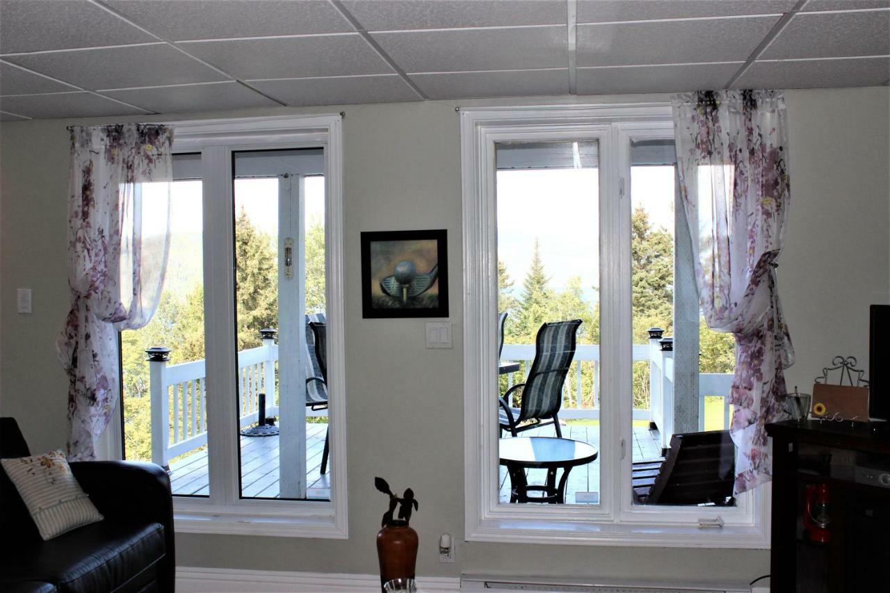 Panoramique Du Fjord Apartman LʼAnse-Saint-Jean Kültér fotó